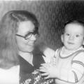 Ma maman et moi toute petite